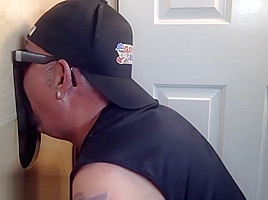 Young Black Executive At The Gloryhole