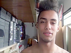 Young Latin teen 18+ sucking and fucked pov reality-LECHELATINO COM