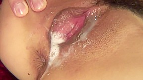 Young girl spreads her legs wide open for some serious hardcore pounding