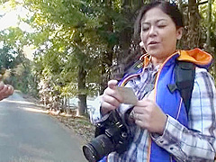 azusa yagi japanese big tits picked up while hiking