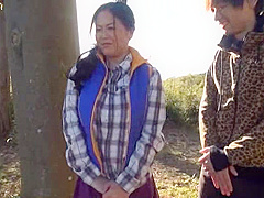azusa yagi japanese big tits picked up while hiking