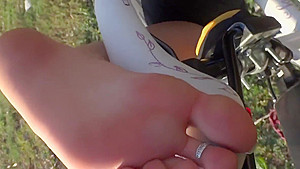 beautiful girl feet