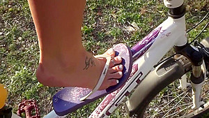 beautiful girl feet