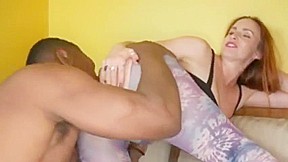big breasted white girls struggles to take big cock