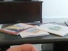 boy jerking off a huge dick and pouring himself with sperm