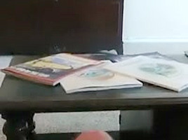 boy jerking off a huge dick and pouring himself with sperm