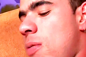 brunette Exotic ladyman Tastes White boy's large Boner