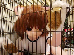cocoasoft japanese bondage breathplay kigurumi bondage wsm_mikeneko_cage