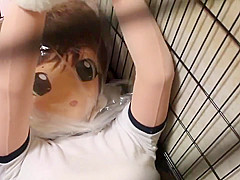 cocoasoft japanese bondage breathplay kigurumi bondage wsm_mikeneko_cage