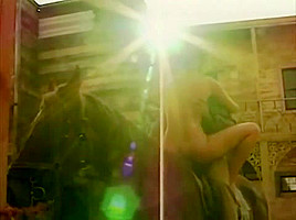 cowboy fucks lady on horse