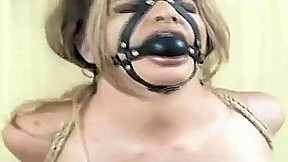 delicious old woman bound naked in sushi house yum yum yum