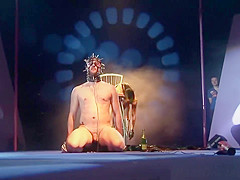 extreme fetish porn on public stage