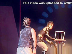 extreme fetish porn on public stage