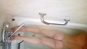 filmed as stepsister masturbating in the bathroom  2
