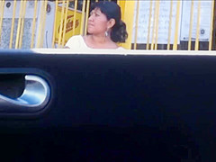 flashing in the car 9
