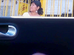 flashing in the car 9