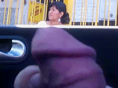 flashing in the car 9