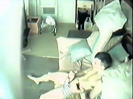 flatmate caught masturbating on