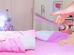 fuck machine inside my wet pussy