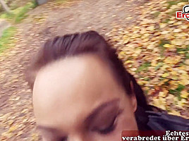 german chubby Step mom public pick up with big boobs street casting EroCom Date POV