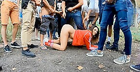 le méga gang bang de la belle glory