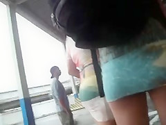 on bus station