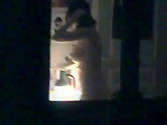 peeping at neighbor