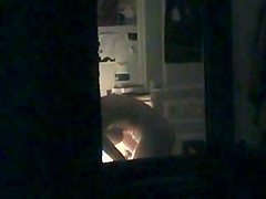 peeping at neighbor