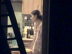 peeping at neighbor