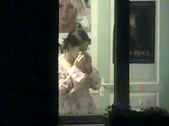 peeping at neighbor
