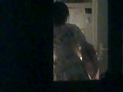 peeping at neighbor