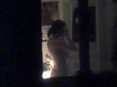 peeping at neighbor