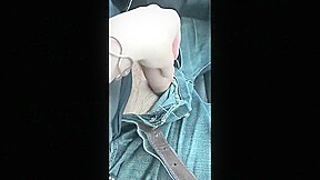 road head selfie!! sucking a big cock in the car :D