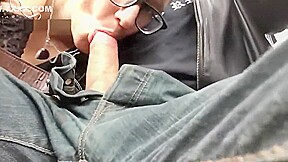 road head selfie!! sucking a big cock in the car :D