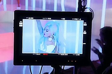 sean gatz porn vid -Ariana Grande filming ''Focus on Me'' video