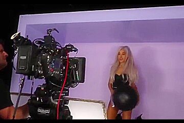 sean gatz porn vid -Ariana Grande filming ''Focus on Me'' video