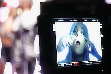 sean gatz porn vid -Ariana Grande filming ''Focus on Me'' video