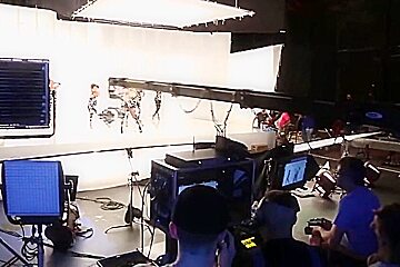 sean gatz porn vid -Ariana Grande filming ''Focus on Me'' video