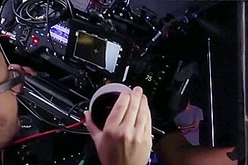 sean gatz porn vid -Ariana Grande filming ''Focus on Me'' video
