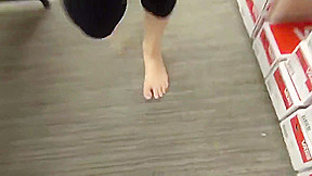 shoe store feet