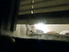 spy BBW wife from window