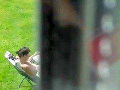 spy neighbour sunbathe2