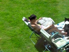 spy neighbour sunbathe2