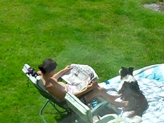 spy neighbour sunbathe2
