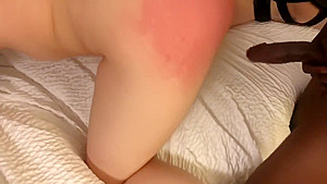 white slut punished by 4 bbc