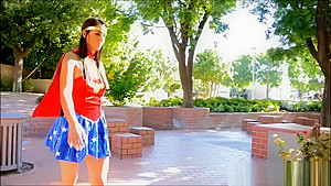 wonder woman cosplay public nudity